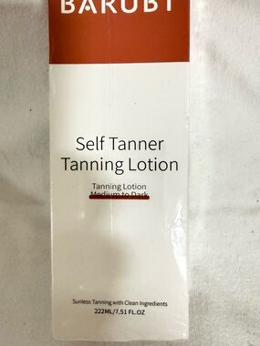 BARUBT Self Tanner Tanning Lotion - Deep Bronze medium to dark 02